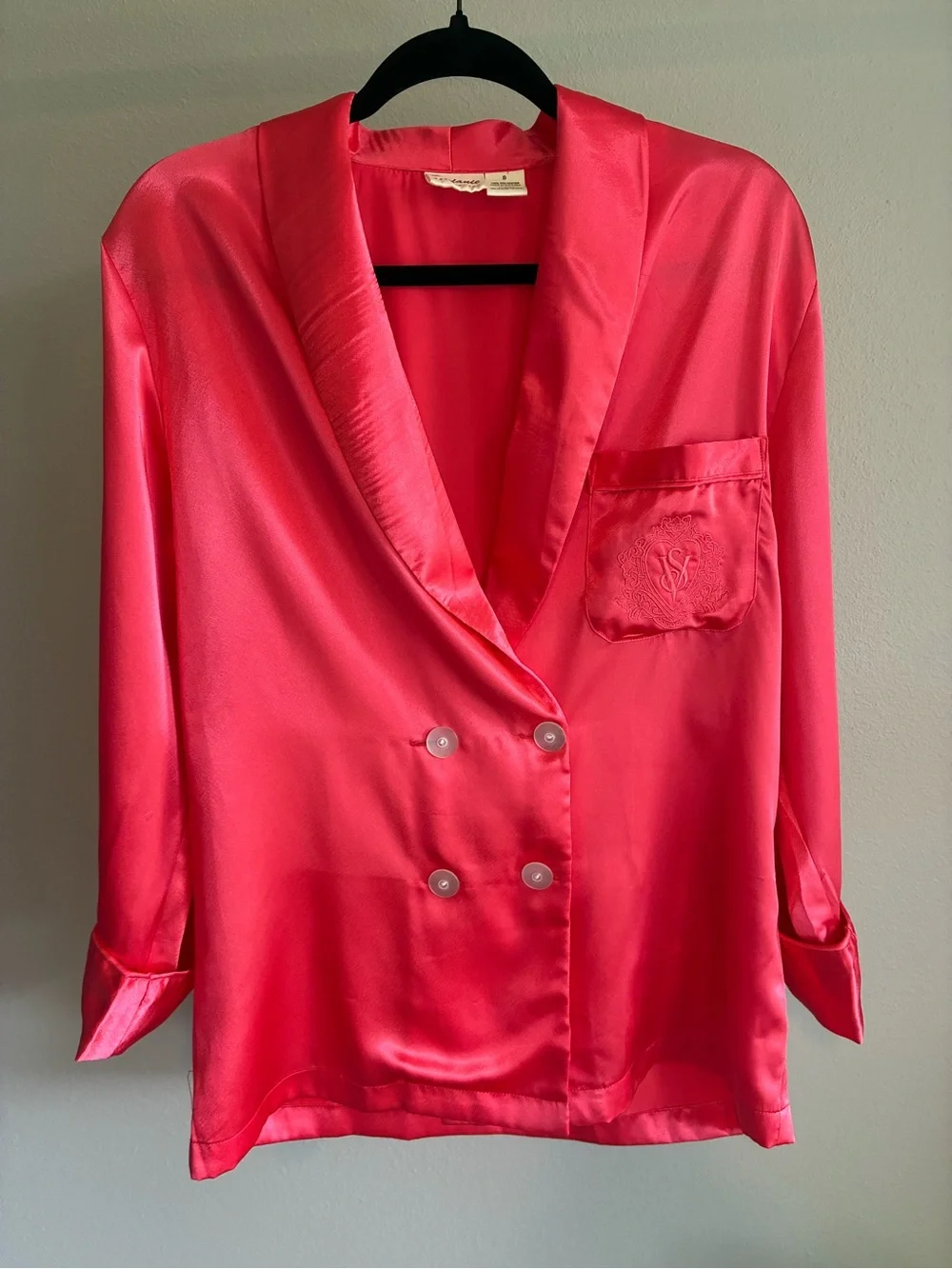 Stefanie Collection Satin Pajama Set – Women’s Small